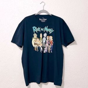 Rick and Morty blue t shirt size 2X